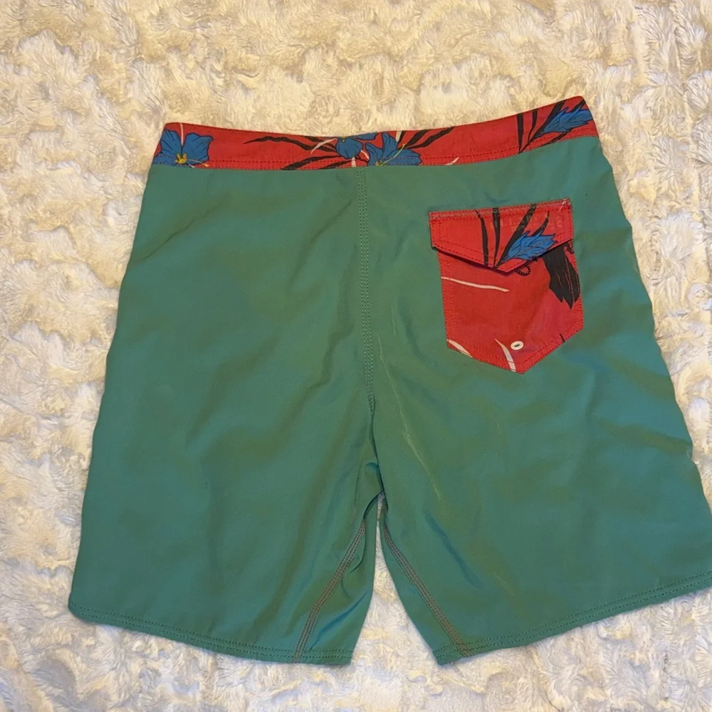 Men's Billabong Green Swim Shorts